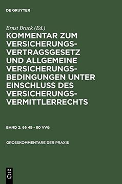 portada §§ 49 - 80 vvg (en Alemán)