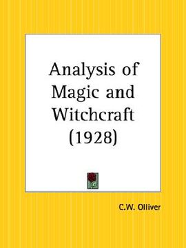 portada analysis of magic and witchcraft (en Inglés)