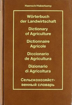 portada Diccionario De Agricultura -Alemán-Inglés- Francés-Español-Italiano-Ruso