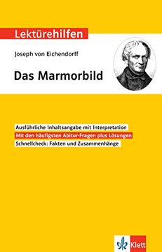 portada Klett Lektürehilfen Joseph von Eichendorff, das Marmorbild: Interpretationshilfe für Oberstufe und Abitur