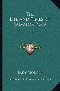 portada the life and times of salvator rosa (en Inglés)