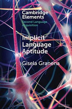 portada Implicit Language Aptitude (Elements in Second Language Acquisition) (en Inglés)