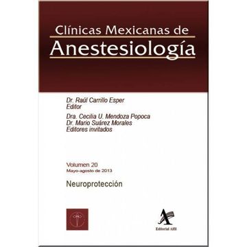 portada Clinicas Mexicanas de Anestesiologia / Vol. 20. Neuroproteccion (in Spanish)