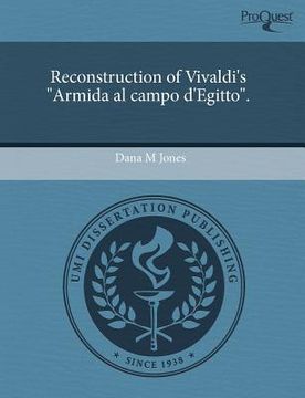 portada reconstruction of vivaldi's "armida al campo d'egitto."