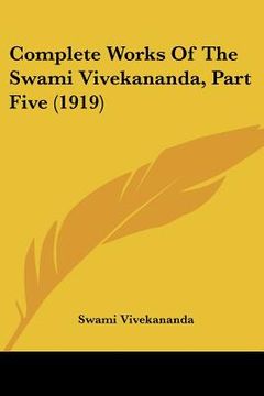 portada complete works of the swami vivekananda, part five (1919)