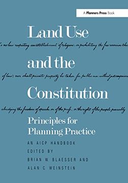 portada Land use and the Constitution: Principles for Planning Practice (Aicp Handbook) (in English)