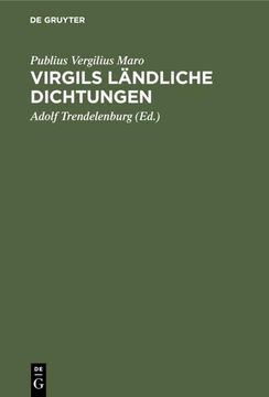 portada Virgils Ländliche Dichtungen (en Alemán)