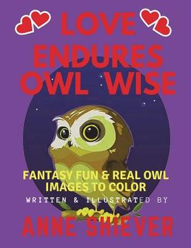 portada Love Endures Owl Wise (en Inglés)