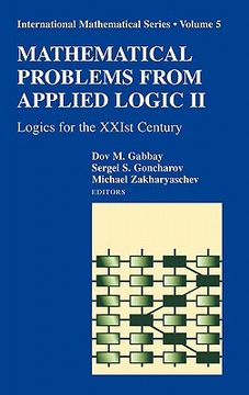 portada mathematical problems from applied logic ii: logics for the xxist century (en Inglés)