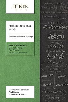 portada Profane; Religieux; Sacrã: Quatre Appels ã rã Duire le Clivage (en Francés)
