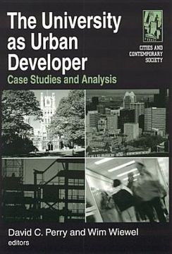 portada the university as urban developer: case studies and analysis (en Inglés)