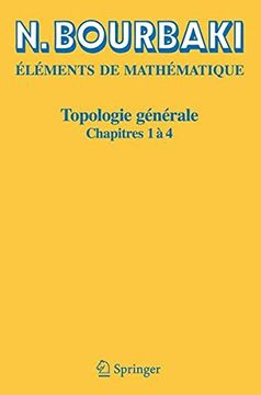 portada Topologie générale: Chapitres 1 à 4: Chapitres 1-4