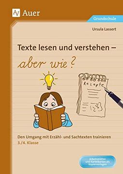portada Texte Lesen und Verstehen - Aber Wie? Den Umgang mit Erzähl- und Sachtexten Trainieren 3. Und 4. Klasse (in German)