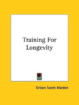 portada training for longevity (en Inglés)