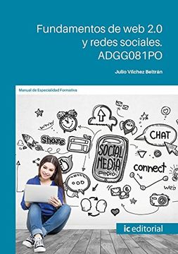 portada Fundamentos de web 2. 0 y Redes Sociales. Adgg081Po (in Spanish)