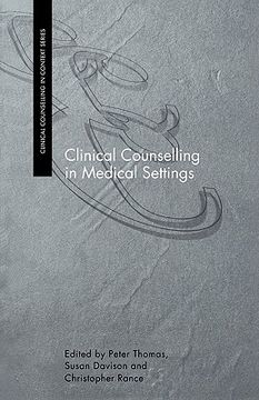 portada clinical counselling in medical settings