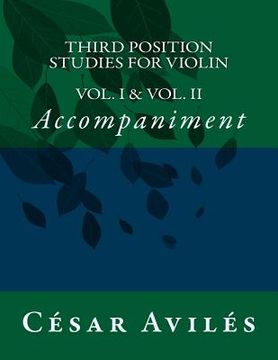 portada Third Position Studies for Violin: Accompaniment (en Inglés)