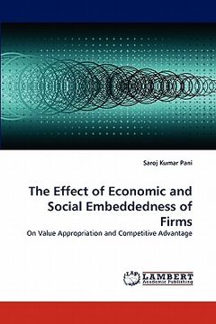 portada the effect of economic and social embeddedness of firms (en Inglés)