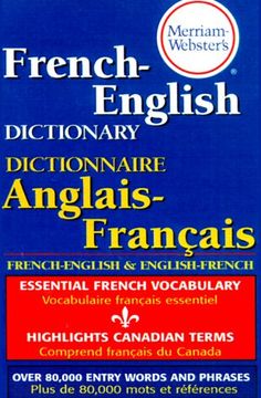 portada Merriam-Webster French-English Paperback Diccionario, 4 – 3 (en Inglés)
