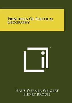portada principles of political geography (en Inglés)