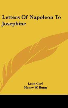 portada letters of napoleon to josephine (in English)