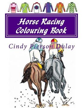 portada Horse Racing Colouring Book