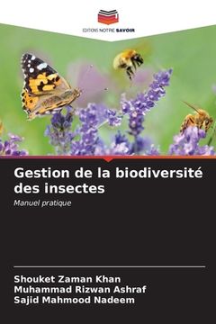 portada Gestion de la biodiversité des insectes (en Francés)
