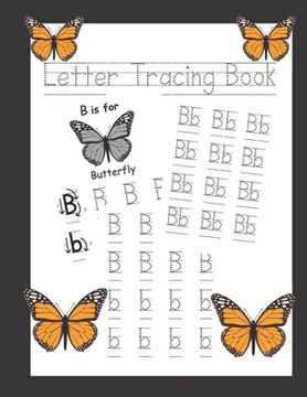 portada Letter Tracing Book: A fun Kids Workbook for Kindergarten and Preschool (Ages 3-5) (en Inglés)