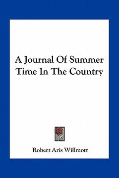 portada a journal of summer time in the country (en Inglés)