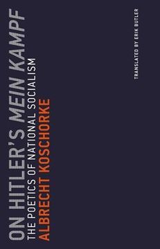 portada On Hitler's Mein Kampf: The Poetics of National Socialism (Untimely Meditations) 