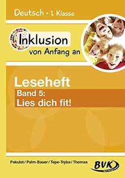 portada Inklusion von Anfang an: Deutsch? Leseheft 5: Lies Dich Fit! (en Alemán)