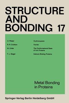 portada metal bonding in proteins.