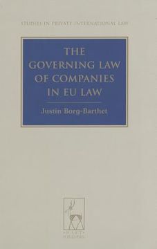 portada the governing law of companies in eu law