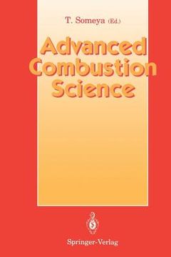 portada Advanced Combustion Science (en Inglés)