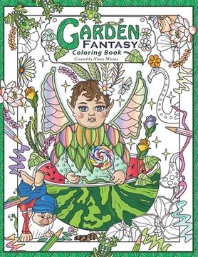 portada Garden Fantasy Coloring Book (in English)