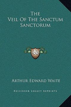 portada the veil of the sanctum sanctorum (in English)