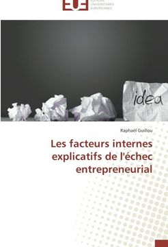portada Les Facteurs Internes Explicatifs de L'Echec Entrepreneurial