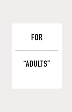 portada For Adults (en Inglés)