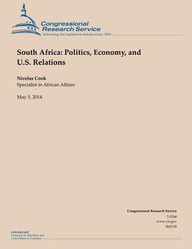 portada South Africa: Politics, Economy, and U.S. Relations (en Inglés)