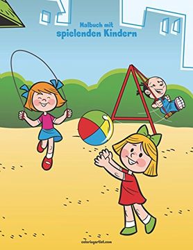 portada Malbuch mit Spielenden Kindern 1: Volume 1 (en Alemán)