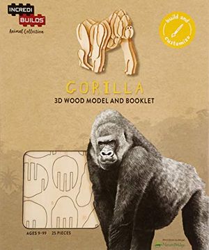 portada Incredibuilds Animal Collection: Gorilla (en Inglés)