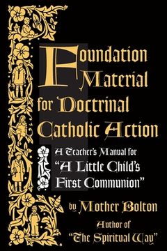 portada Foundation Material for Doctrinal Catholic Action (en Inglés)