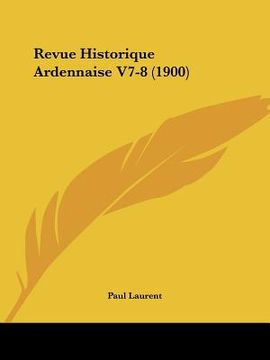 portada Revue Historique Ardennaise V7-8 (1900) (en Francés)