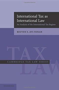 portada International tax as International Law: An Analysis of the International tax Regime (Cambridge tax law Series) (en Inglés)