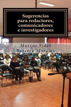 portada Sugerencias para redactores, comunicadores e investigadores (Spanish Edition)
