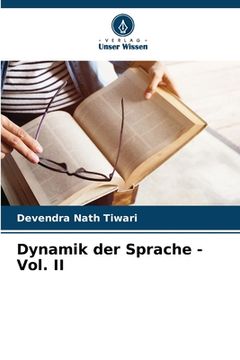 portada Dynamik der Sprache - Vol. II (en Alemán)