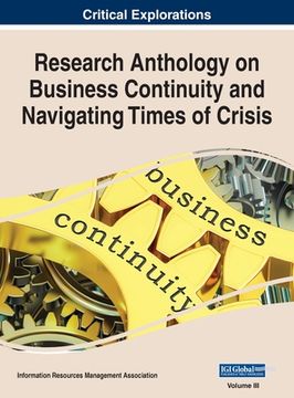 portada Research Anthology on Business Continuity and Navigating Times of Crisis, VOL 3 (en Inglés)