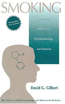 portada Smoking: Individual Differences, Psychopathology, and Emotion (en Inglés)