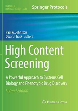 portada High Content Screening: A Powerful Approach to Systems Cell Biology and Phenotypic Drug Discovery (in English)