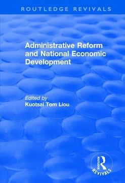 portada Administrative Reform and National Economic Development (en Inglés)